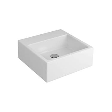 Imagem de Cuba De Apoio Quadrada Com Mesa 410mm Branco Gelo Deca