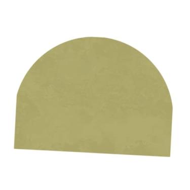 Imagem de WeiLaiKeQi Adesivo de parede Boho Arch com arte geométrica, papel de parede impermeável em PVC, adesivo de Boho Arch para sala de estar, escritório, casa, sala, Amarelo Verde