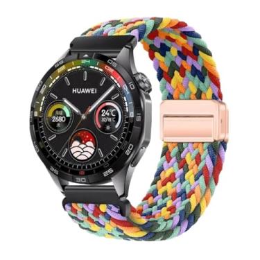 Imagem de MURVE Pulseira respirável de nylon de 22 mm e 20 mm para Huawei Watch GT4/Pro 46 mm/GT3/GT2 2e para Samsung Watch 6/5/4/3/Gear S3, For other 22mm, Ágata