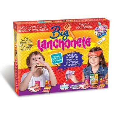 Imagem de Brinquedo Crec Crec Big Lanchonete Com Tiras Autocolantes Infantil Big