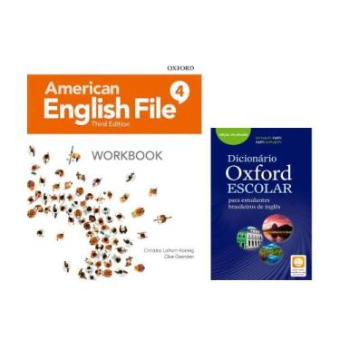 Imagem de Kit: American English File: Level 4: Workbook (American English File) 