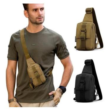Imagem de Bolsa Transversal Shoulderbag Masculina Resistente Para Presente - ALW