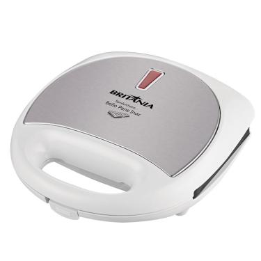 Imagem de Sanduicheira Britânia Bello Pane Antiaderente Inox 750w 127v