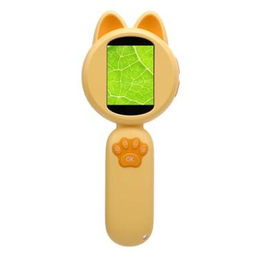 Imagem de Fabater Microscópio Digital Brinquedos Científicos Educacionais para Crianças Fotografia HD Microscópio Portátil Com Zoom 4x para Alunos Câmera de Digital Portátil para Jogos Educativos (Amarelo)