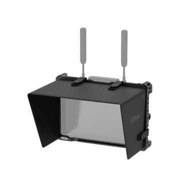 Imagem de Nitze Gaiola para Monitor Hollyland Pyro 7 com Proteção Solar em Couro PU e Trilho NATO Integrado - JT-H02B