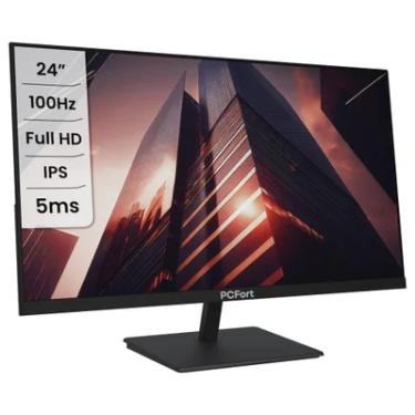Imagem de Monitor PCFort T2406 24" IPS, Full HD, 100Hz, HDMI, VGA - VESA