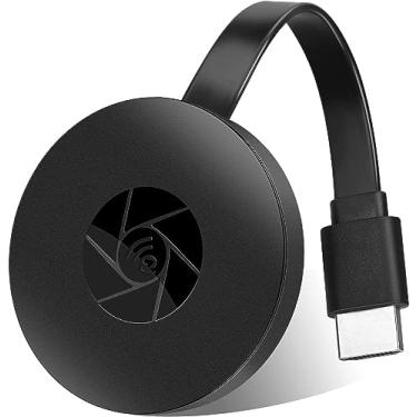 Imagem de SmartSee Adaptador Dongle de exibição sem fio HD, receptor de espelhamento de tela 4K 1080p, adaptador de tela WiFi para iOS, Android, Mac para TV, projetor, monitor, apresentação, suporte Miracast