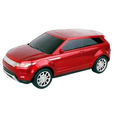 Imagem de Mini Caixa de Som Portátil Formato Carro SUV Música Cor:Vermelho