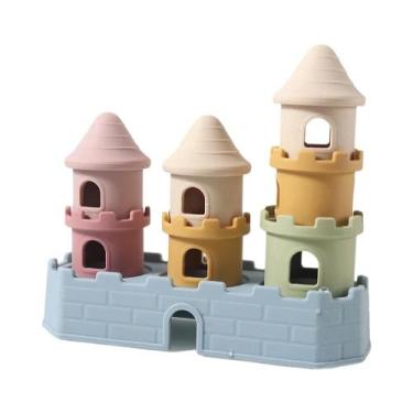 Imagem de Conjunto De Brinquedos Para Bebês Com 8 Peças, Blocos De Construção De