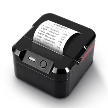 Imagem de JRHC Impressora POS, impressora térmica de recibos USB de 58 mm, impressora de cozinha de restaurante com suporte de corte, gaveta de dinheiro, interface serial USB para Windows/Mac/Linux