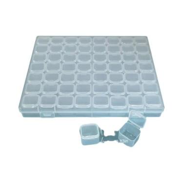 Imagem de Caixa Organizadora Portátil De Artesanato Com 28/56 Compartimentos Ind