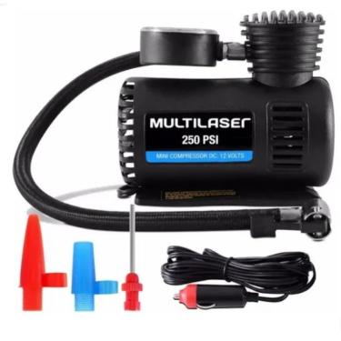 Imagem de Bomba De Ar 12v Para Encher Pneu Bola Balão Mini Compressor