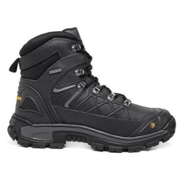 Imagem de Coturno Adventure Masculino Motociclista Militar Couro Legitimo-Masculino