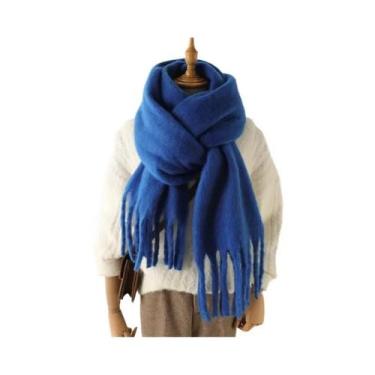 Imagem de Cachecóis De Caxemira Femininos De Inverno 2025: Manta Pashmina Luxuos