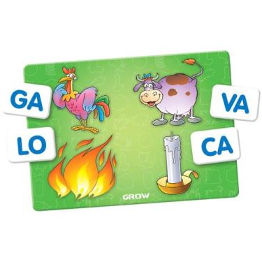Imagem de Jogo da Memória Silabas 20 Prêmios - Grow