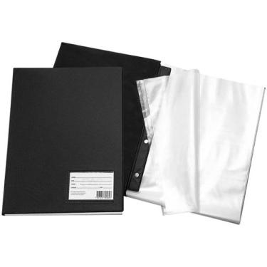 Imagem de Pasta Catálogo 50 envelopes Plásticos - DAC, Preto