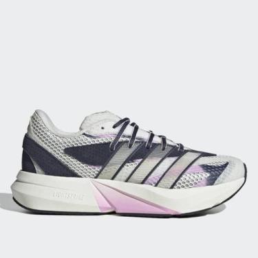 Imagem de Tênis Adidas Lightblaze Feminino, Branco, Roxo, 35