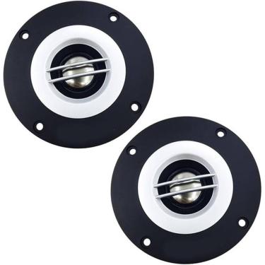 Imagem de Par de alto-falantes Tweeter de 4 polegadas e 8 ohms Silk Dome Metal/Película de Seda