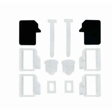 Imagem de Kit de Fixação para Assento Almofadado TPKPF com Parafusos, Borboletas e Capas de Acaba...