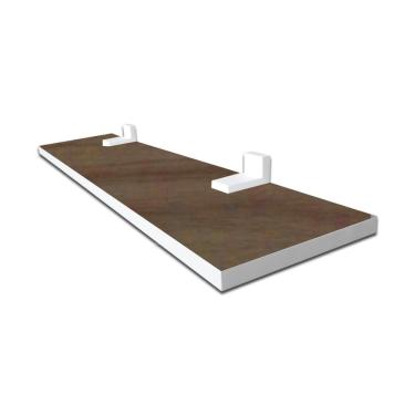 Imagem de Prateleira Linha-furta Cor 35x20CM MDF 100% Reflorestamento Fixação Parafuso Borda PVC...
