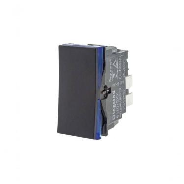 Imagem de Interruptor Simples 611010PT 10A 250V Automático com Proteção de Sobrecarga Preto