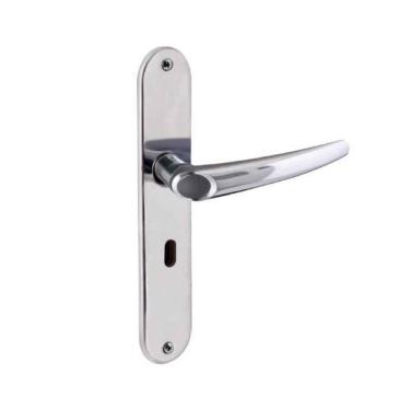 Imagem de Fechadura Interna Joy F-2700-46 IP Mecânica de Embutir com Chave para Porta de Madeira Prata