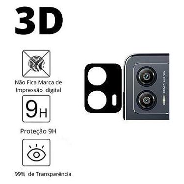 Imagem de Película 3D  Protetora de Câmera para Moto G73 - 9H GLASS 3D