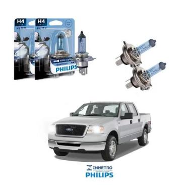 Imagem de Lâmpadas Farol Ford F-150 Philips H4 BlueVision