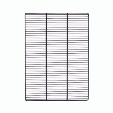 Imagem de Grade Prateleira Geladeira VRS16 58x42 Preta Original Imbera