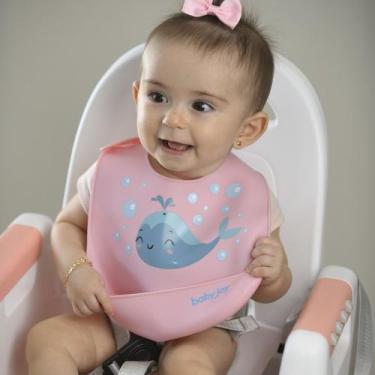 Imagem de Babador De Silicone Pega Migalhas para Bebê 23 cm x 30 cm - BABY JOY, 
