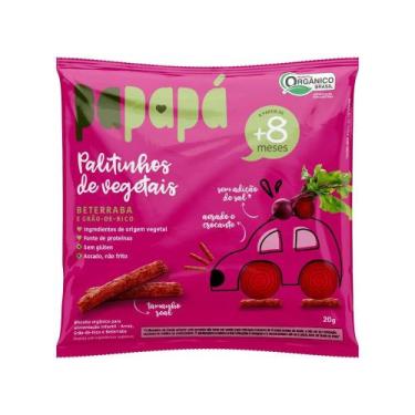 Imagem de Biscoito Orgânico Infantil Papapá BABY ROO Beterraba e Grão-de-Bico 20