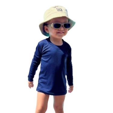 Imagem de Camiseta Proteção Solar Uv50+ Infantil Unissex Praia Piscina - Patrulh