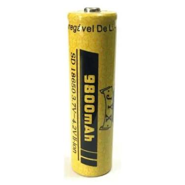 Imagem de BATERIA RECARREGAVEL 26650 9.900mAh 3.7V a 4.2V P/ LANTERNA TATICA - J