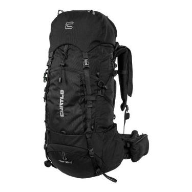 Imagem de Mochila Cargueira Para Camping Hiker 50 + 10 litros Preta - Curtlo