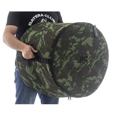 Imagem de Bag de Bumbo ou Surdo Batera Clube BC Camuflagem 18 com reforço intern