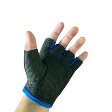 Imagem de Luva  De Treino Ciclismo Musculação Proteção Unissex Preto - Top House