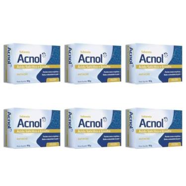 Imagem de Kit 6 Sabonete Antiacne Acnol Arte Nativa 90g