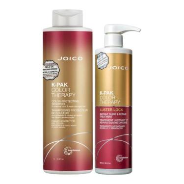 Imagem de Kit Joico K-Pak Color Therapy - Shampoo 1L + Luster Lock 500ml