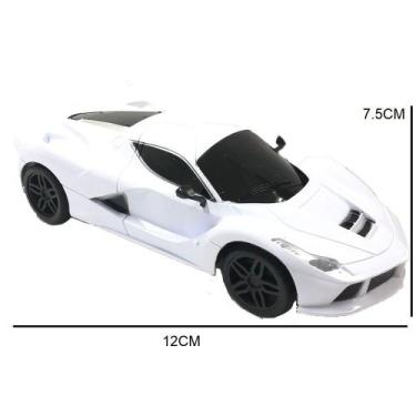 Imagem de Carro de Controle Remoto Hurricane 7 Funções c/ Luzes Branco- Wellkids