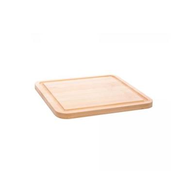 Imagem de Tábua de Corte Square em Bambu 17x17cm P/ Servir Carnes Aperitivos ou 