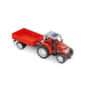 Imagem de Maxx trator serie carreta vermelha- usual plastic (17693) - USUAL BRIN