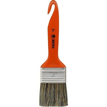 Imagem de Kit Trincha de Pintura 695 Média Cerda Gris 2 Polegadas Pacote com 12 Unidades Tigre