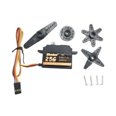 Imagem de Servo Digital De Metal Com Alto Torque 25g 4.8V-6.0V 5kg-6.5kg Para Ae