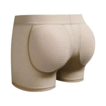 Imagem de Cuecas Boxer Masculinas Sensuais Com Bojo Para Realce De Quadril E Bum