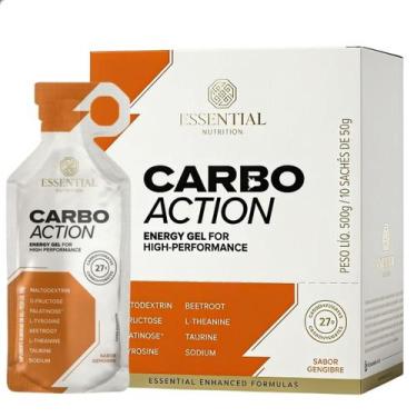 Imagem de Gel Carbo Action Sem Cafeína Display 10 UN 500g Essential Nutrition, G