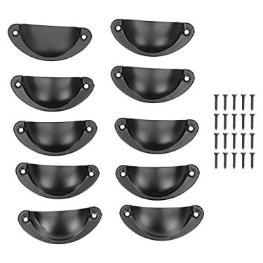 Imagem de Zerodis Puxadores de Copo de Armário, Alças de Gaveta de Ferro Puxadores de Cozinha para Cômodas Ferragens de Banheiro