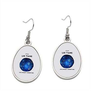 Imagem de Brinco It's a Leo Things You Would t Understand – Brincos pendentes para meninas – Presente de festa de aniversário dos namorados, Metal, Sem pedras preciosas