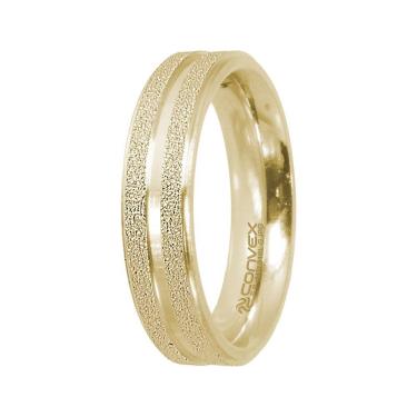 Imagem de Aliança Aço Magnet S 5mm Gold IPG com GTR