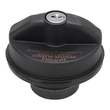 Imagem de Trava da tampa do tanque de combustível, 10504 ampla aplicação do tampão do tanque de combustível com 2 chaves para reparo para substituição de manutenção para Altima 2012-2018