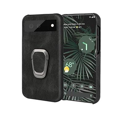 Imagem de YUNCHAO Caixa de telefone Para o Google Pixel 6 Pro Ring Holder PU CASE capa para celular